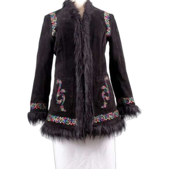 STEVE MADDEN SUEDE COAT - Picture 1 of 8